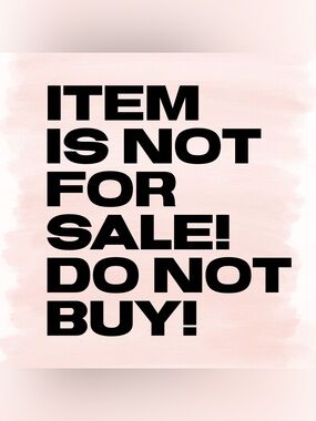 Not for sale